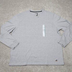 Duluth 40 Grit Shirt NWT Mens XL Gray Standard Fit 100% Cotton L/S Pullover